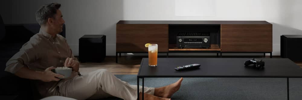 Denon AVR-X3800H in a home theater setup